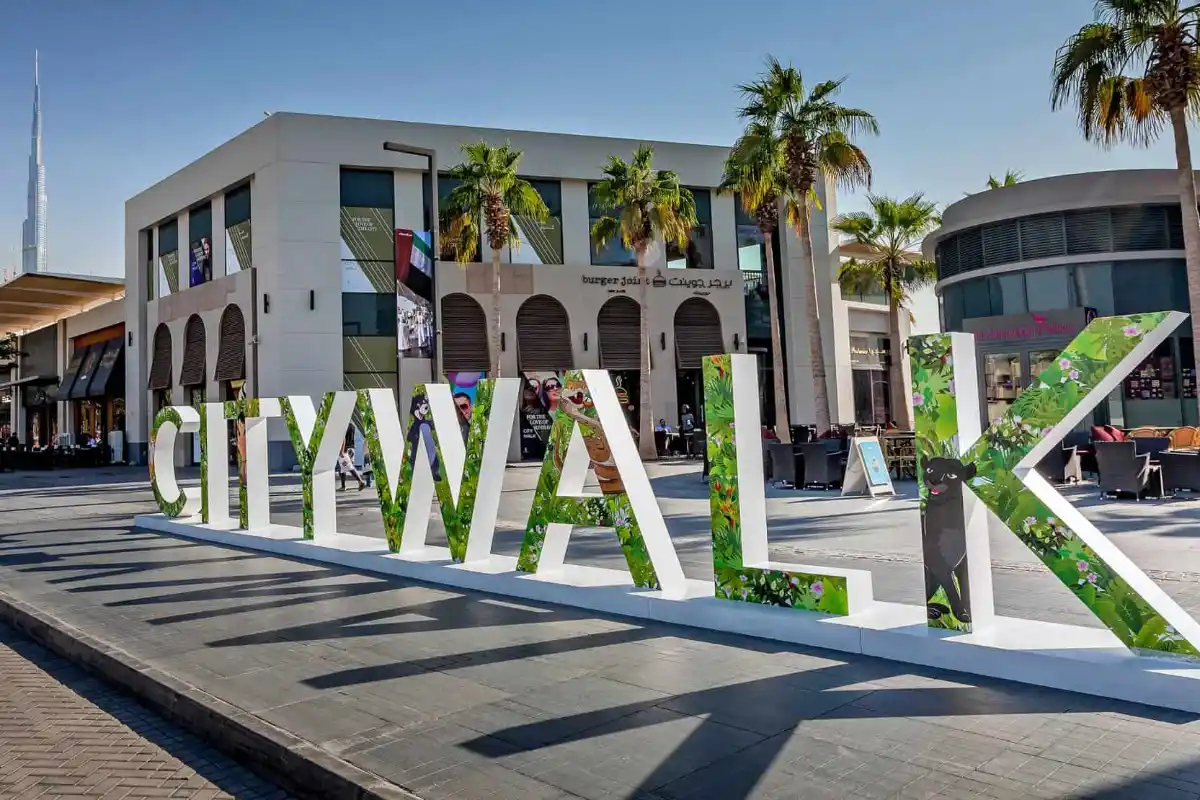 Dubai Districts City Walk; un'esperienza moderna di vita, arte e divertimento