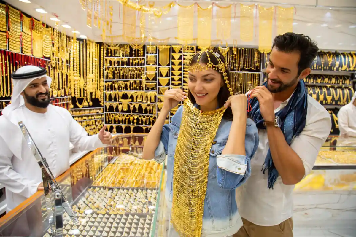Mercato dell'oro di Dubai, mercato tradizionale di oro e gioielli