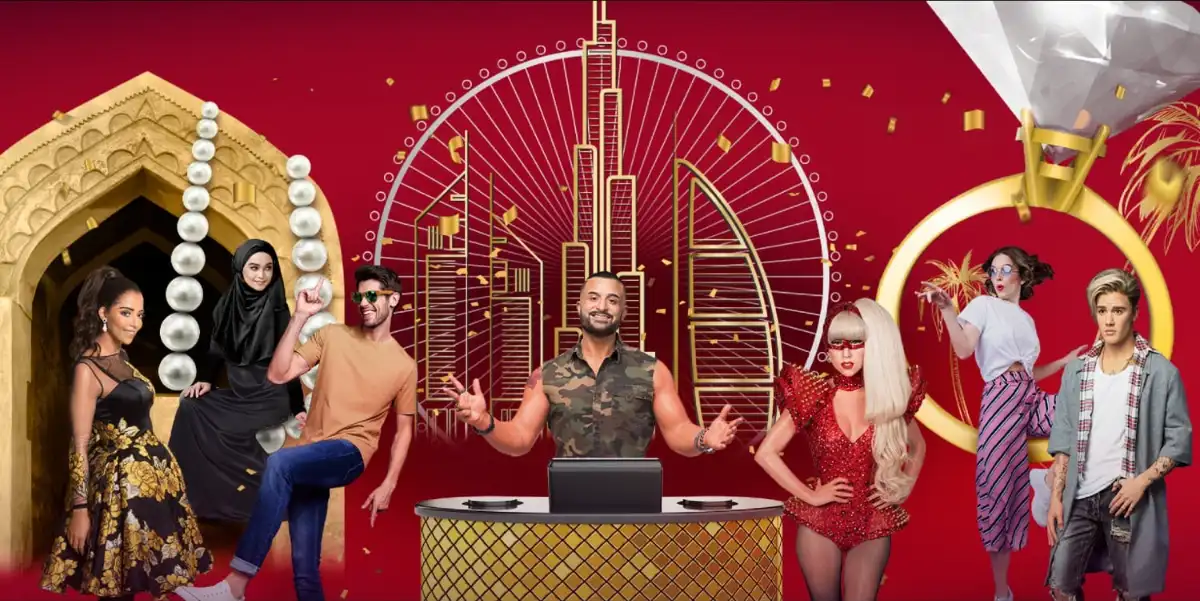 Die verschiedenen Bereiche des Madame Tussauds Museums in Dubai