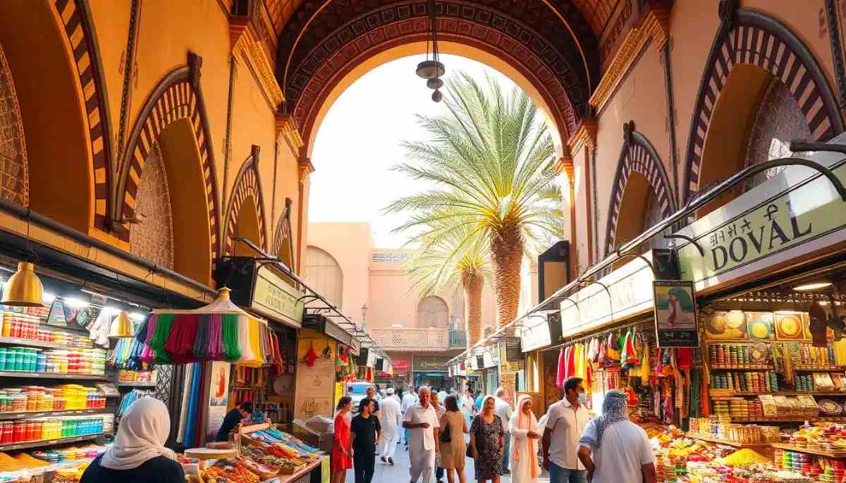 Sicherheitsmaßnahmen und Besuch des Gewürzmarktes in Dubai