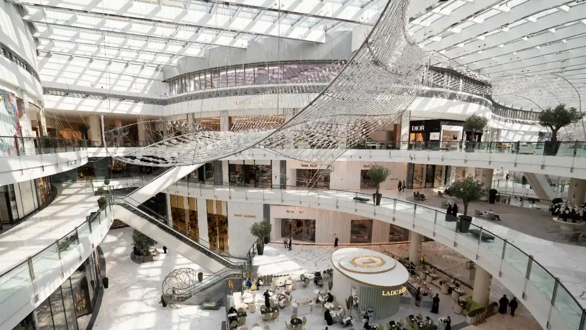 Innenraum der Dubai Mall