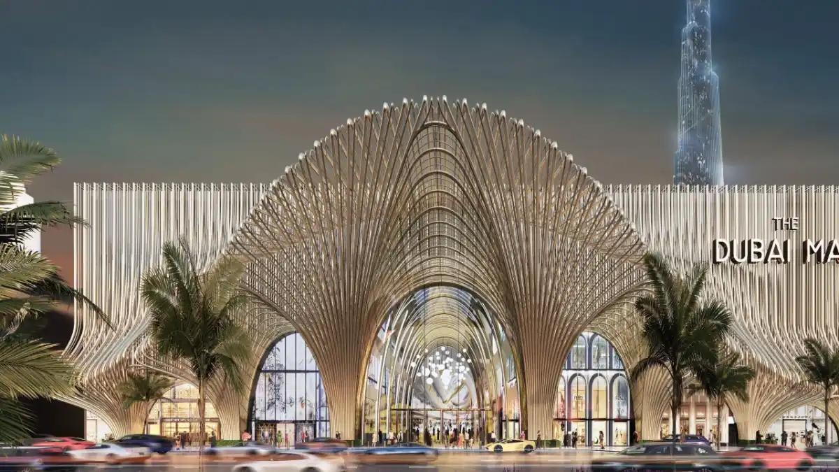 Luxusgeschäfte internationaler Marken in der Dubai Mall