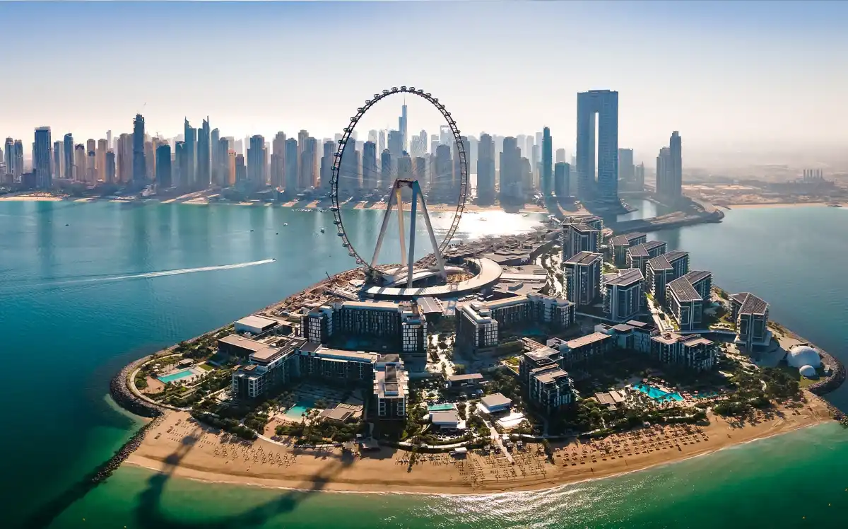 360-Grad-Aussicht auf Dubai von Ain Dubai
