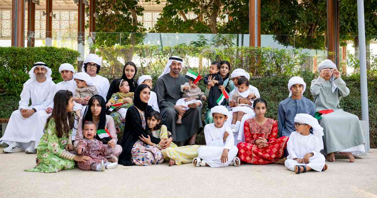 Sheikh Mohammed Showcases His Family Life at the 54th UAE National Day Celebration