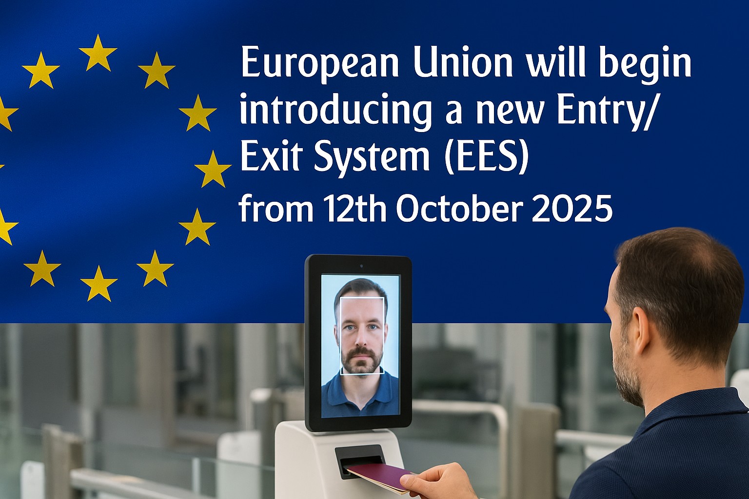 🇪🇺 유럽연합(EU) 새로운 출입 시스템(EES) 시행 시작일: 2025년 10월 12일